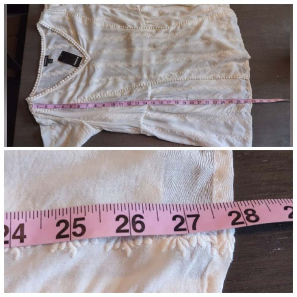 Torrid Ivory Eyelet Embroidered Blouse Size 1 - Picture 8 of 15